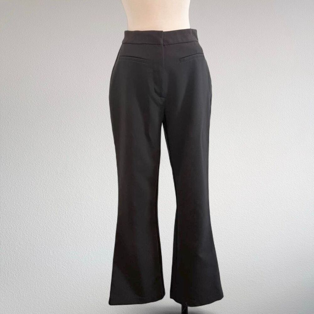 Amisu Kick Flare Leg Pants Small Y2K Ankle Chino S 4
